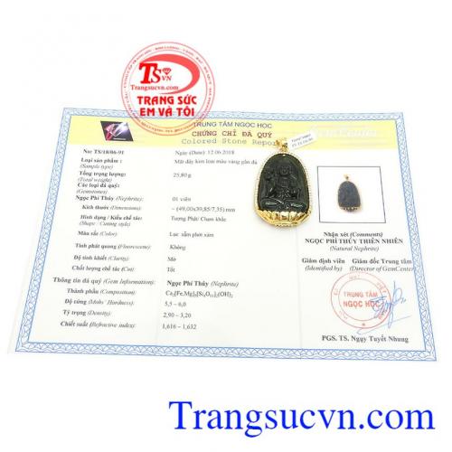 Giấy kiểm định đá quý từ trung tâm ngọc học