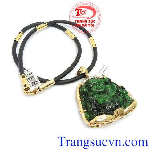 Bộ dây phật di lặc hoan hỉ ngọc jadeite là sản phẩm đẹp, được phái mạnh ưa chuộng