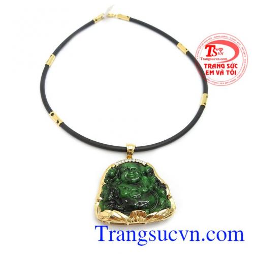 Bộ dây phật di lặc hoan hỉ ngọc jadeite 