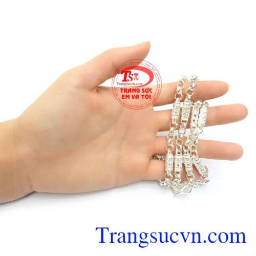 Dây Chuyền Mạnh Mẽ Bạc 925