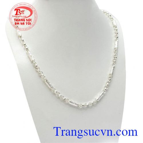 Dây Chuyền Bạc Nam Lịch Lãm