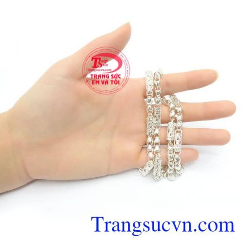 Dây chuyền bạc nam đẹp, sang trọng