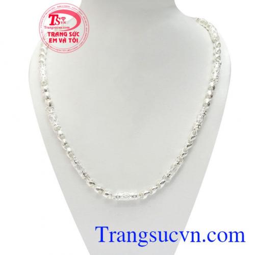 Dây Chuyền Nam Bạc Cá Tính kiểu dáng thời trang, sang trọng, lịch lãm cho phái mạnh