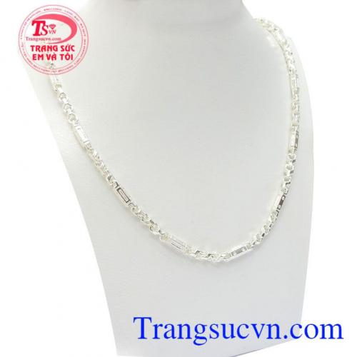 Dây Chuyền Nam Bạc Phong Cách mạnh mẽ