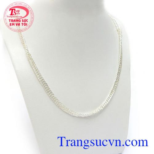 Dây Chuyền Nam Bạc Thời Thượng
