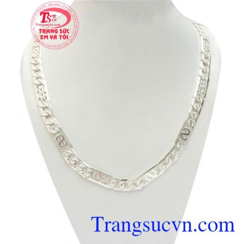 Dây Chuyền Nam Bạc May Mắn kiểu dáng thời trang, phong cách lịch lãm và đẳng cấp phái mạnh