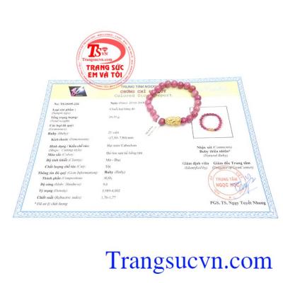 Giấy kiểm định đá quý từ trung tâm ngọc học