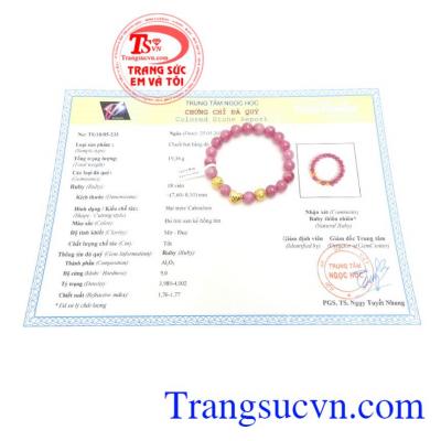 Giấy kiểm định đá quý từ trung tâm ngọc học