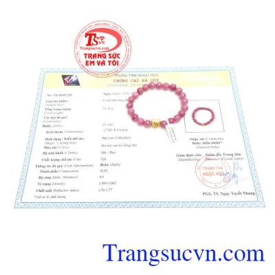 Giấy kiểm định đá quý từ trung tâm ngọc học