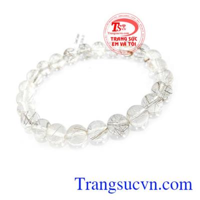 Chuỗi tay thạch anh mang ý nghĩa phong thủy mang lại may mắn, tài lộc cho người mệnh kim và thổ