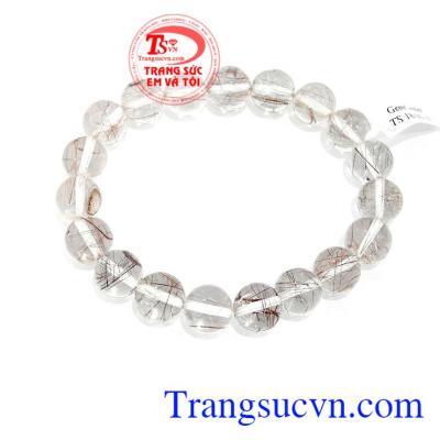 Chuỗi thạch anh tóc thịnh vượng đem lại nhiều may mắn, vui vẻ, lạc quan hơn cho người đeo