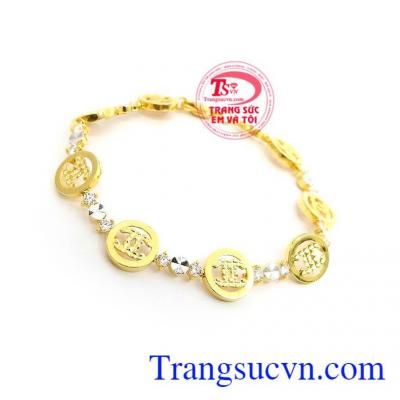 Lắc Tay Chanel Xinh Xắn vàng 10k