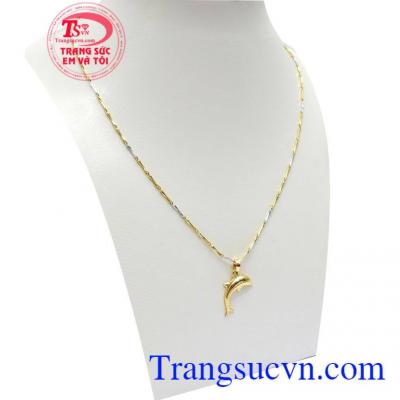 Bộ Dây Chuyền Cá Heo Phong Cách