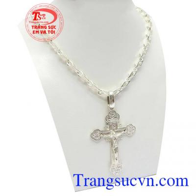 Bộ Dây Bạc Nam Thánh Giá Bình An