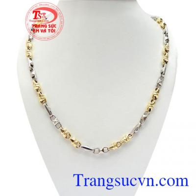 Dây Chuyền Ý 18k Sang Trọng, dây chuyền nam nhập khẩu nguyên chiếc bền đẹp, chất lượng