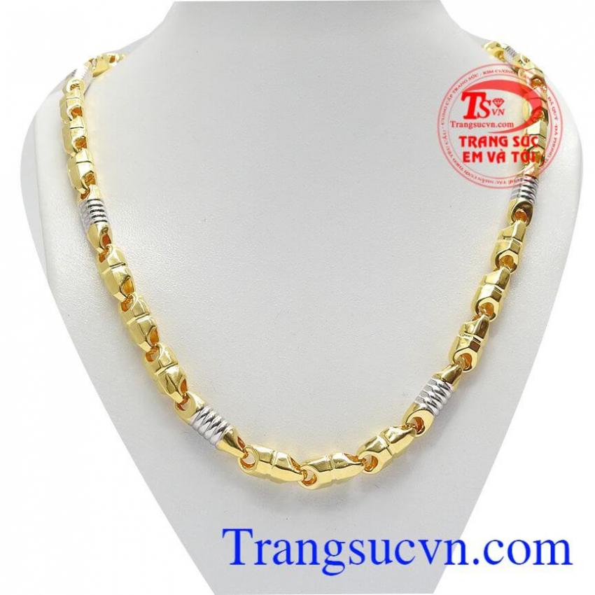 Dây chuyền nam tính vàng 10k