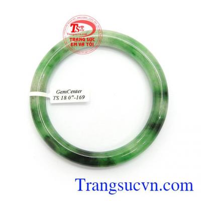 Ngọc cẩm thạch tự nhiên vòng tay