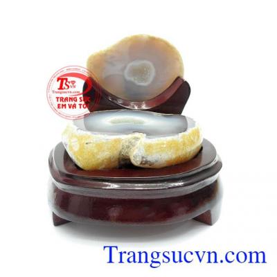 Tụ Bát Bảo Tài Lộc May Mắn đá mã não thiên nhiên, tụ bát bảo phong thủy