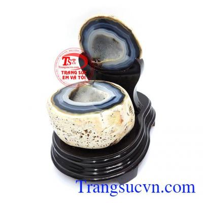 Tụ Bát Bảo Đại Cát mã não thiên nhiên