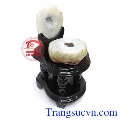 Tụ Bát Bảo Tài Lộc Bình An mã não thiên nhiên độc đáo