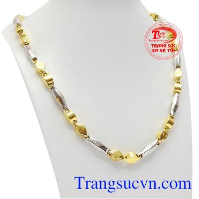 Dây chuyền nhập khẩu 18k phong cách