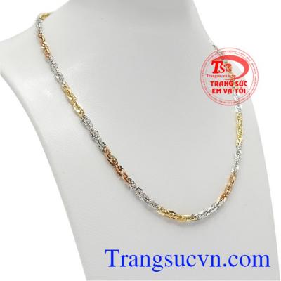 Dây chuyền ba màu độc đáo