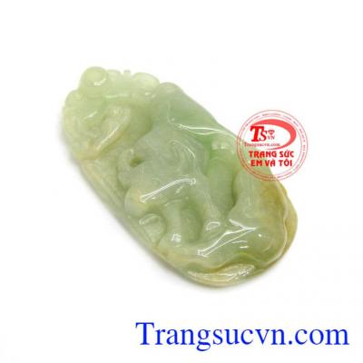 Mặt Dây Tuổi Sửu Cẩm Thạch