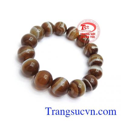 Chuỗi Tay Mã Não Bình An bền đẹp, chất lượng