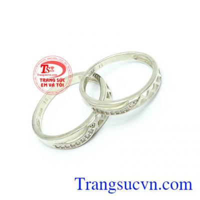 Nhẫn Đôi Bạc Vĩnh Cửu