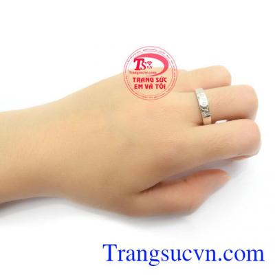 Nhẫn nữ bạc bền đẹp, tinh xảo, tinh tế