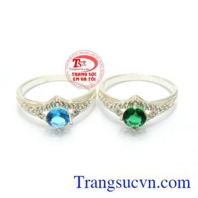 Nhẫn bạc đẹp thời trang mới