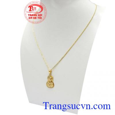 Bộ Trang Sức Quan Âm Bình An kết hợp độc đáo, phật Quan âm là biểu tượng mang lại bình an, hạnh phúc và may mắn cho người đeo