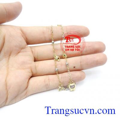 Lắc tay vàng 10k đẳng cấp phái đẹp