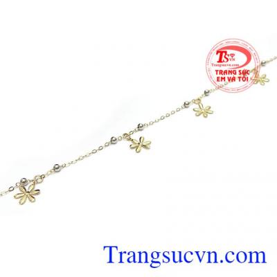 Lắc Chân Nữ Vàng Cá Tính vàng 10k bền đẹp, chất lượng