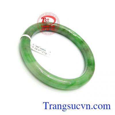 Vòng Ngọc Jadeite May Mắn ngọc thiên nhiên vân ngọc đẹp, chất lượng cao