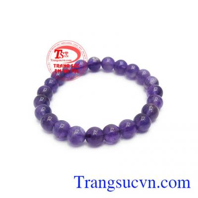 Vòng tay thạch anh tím
