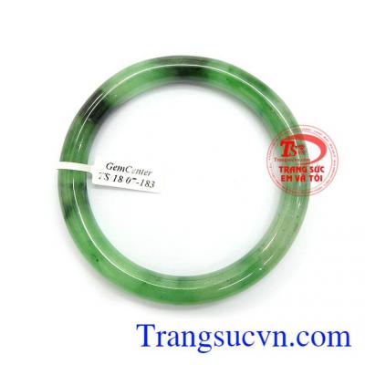 Vòng ngọc cẩm thạch xanh thiên nhiên cao cấp