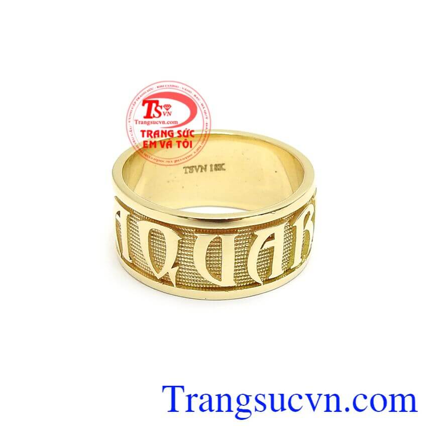 Nhẫn Nam Vàng 18k Phong Cách đeo phù hợp nhiều phong cách thời trang khác nhau
