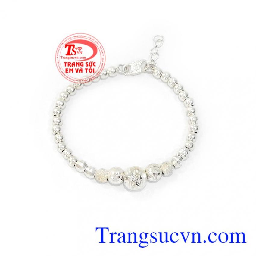Lắc Bi Bạc Trẻ Em Đáng Yêu