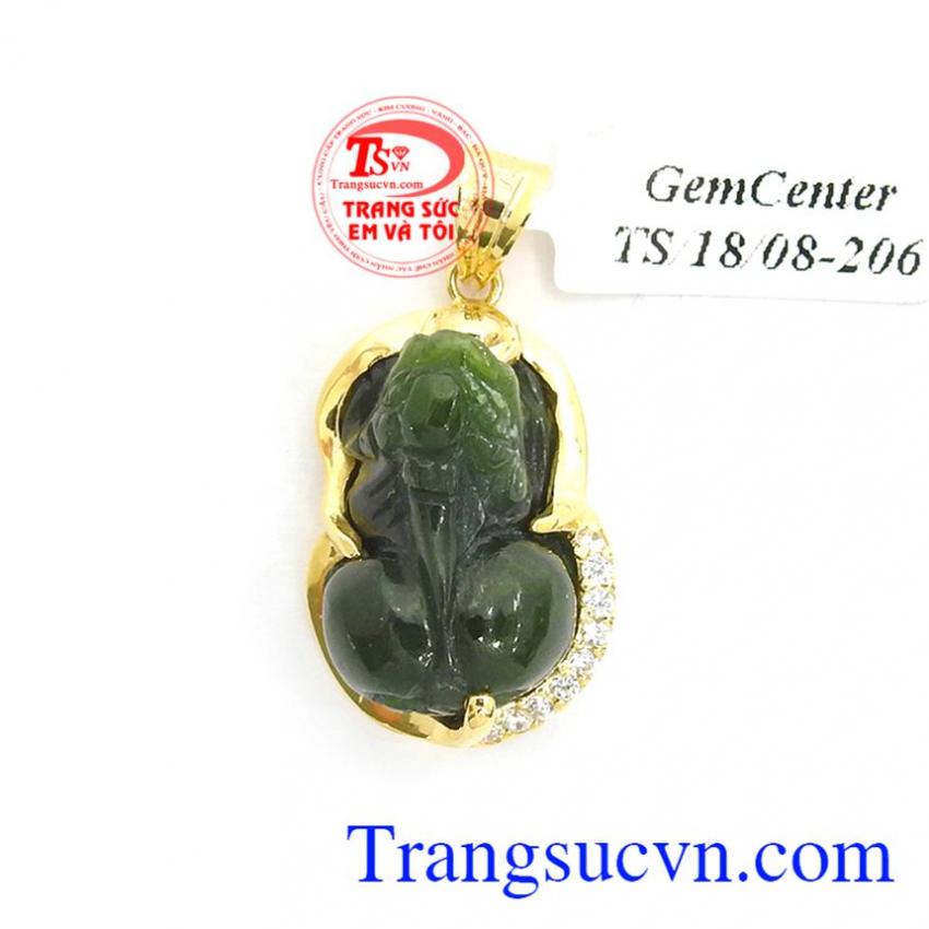 Mặt Tỳ Hưu Nephrite Ngọc Đẹp
