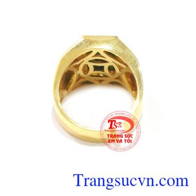 Nhẫn Nam ngọc cẩm thạch