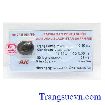 Sapphire Sao Thiên Nhiên Thịnh Vượng màu sắc đẹp, sao độc đáo