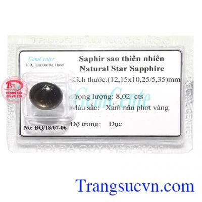 Sapphire sao phù hợp làm đồ trang sức như mặt nhẫn, dây chuyền, vòng tay, mang đến sự sang trọng, đẳng cấp cho người đeo