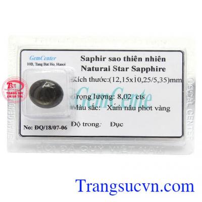 Sapphire Sao Ép Vỉ Cao Cấp