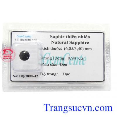 Sapphire Thiên Nhiên 6.0mm bình an may mắn