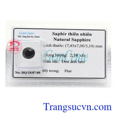 Sapphire Ép Vỉ Thiên Nhiên