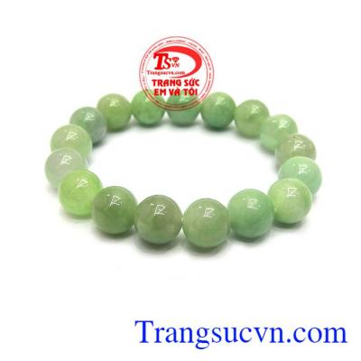 Chuỗi ngọc cẩm thạch cát tường là sản phẩm ngọc cẩm thạch thiên nhiên mang lại nhiều may mắn