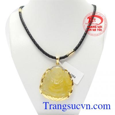 Bộ trang sức thạch anh tóc di lặc 14k