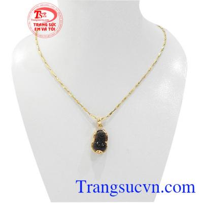 Mặt Tỳ Hưu bọc vàng quý phái tinh tế