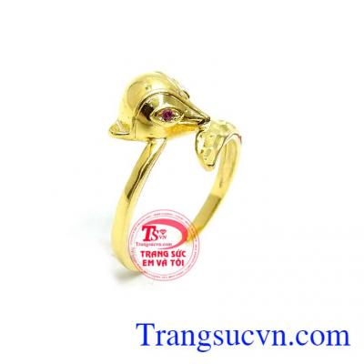 Nhẫn Nữ Hồ Ly Sang Trọng 10k bền đẹp, chất lượng cao cấp